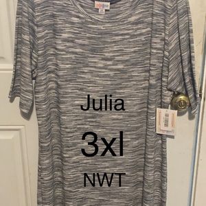 LuLaRoe Julia dress 3XL NWT
